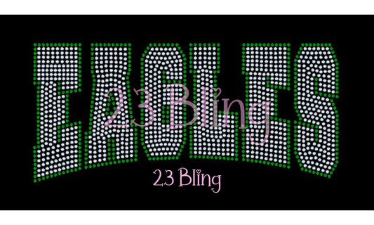 EAGLES 2 Color Spangle Transfer
