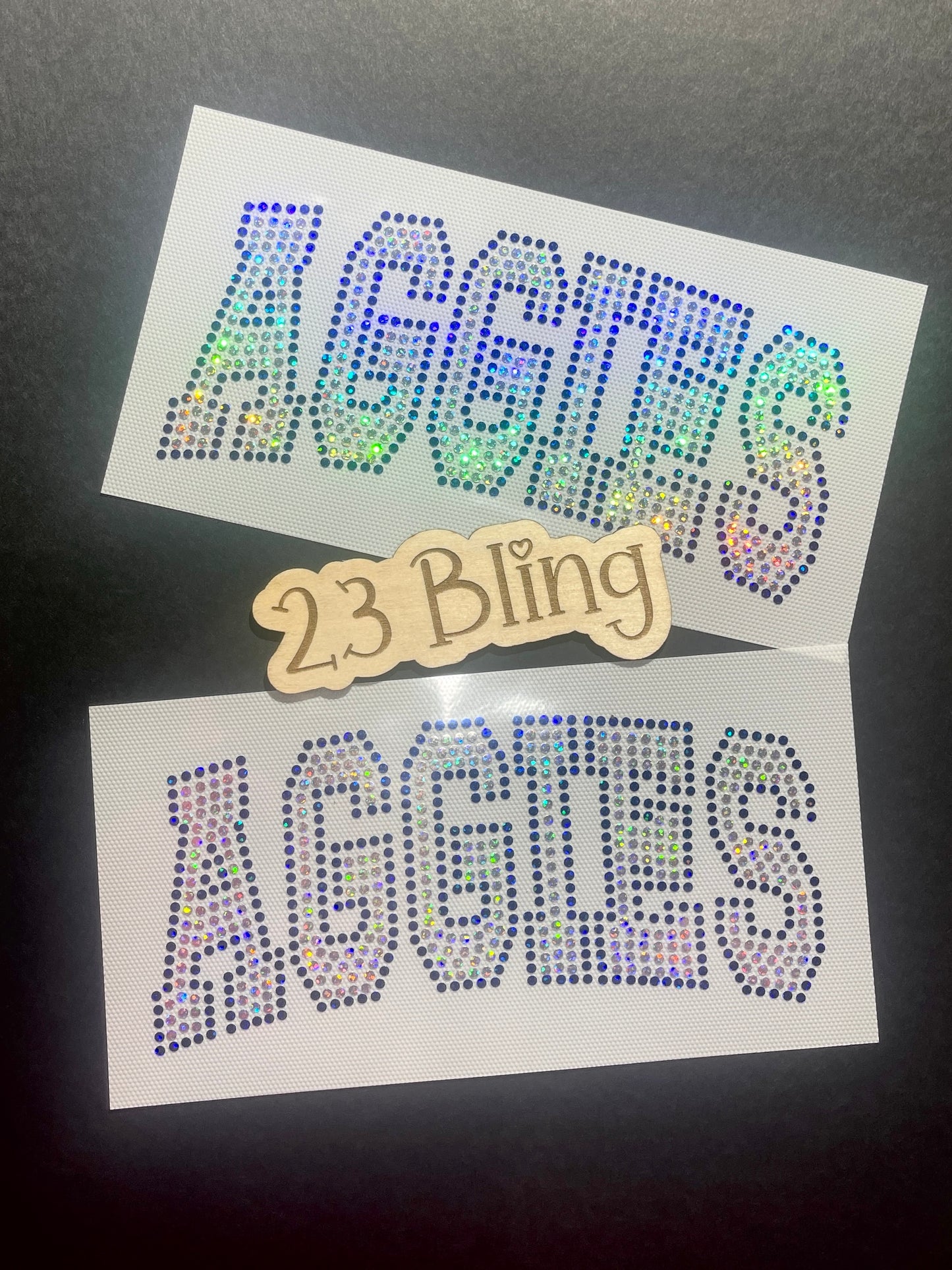 AGGIES 2 Color Spangle Transfer