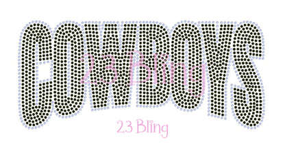 COWBOYS 2 Color Spangle Transfer