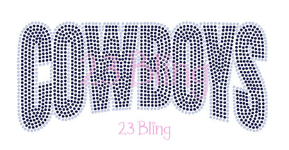 COWBOYS 2 Color Spangle Transfer