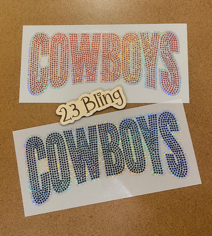COWBOYS 2 Color Spangle Transfer