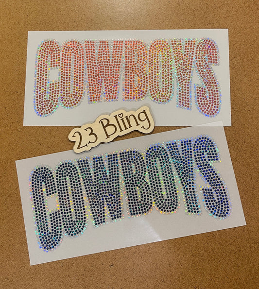 COWBOYS 2 Color Spangle Transfer