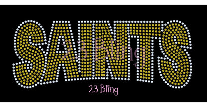 SAINTS 2 Color Spangle Transfer