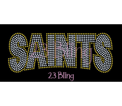 SAINTS 2 Color Spangle Transfer