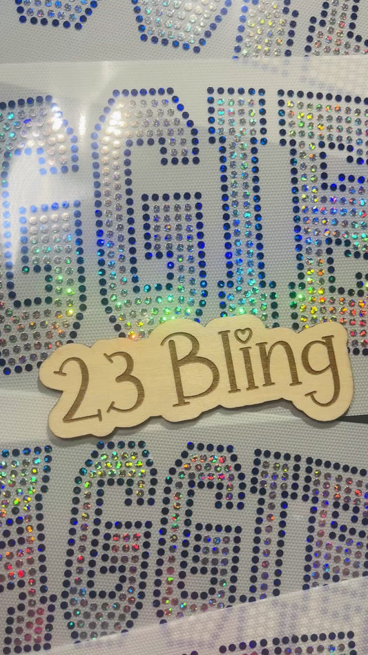 AGGIES 2 Color Spangle Transfer